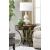Sunset Valley Round Wood/Metal End Table