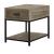 Parsons Sandalwood Rectangular Wood/Metal End Table w/Drawer