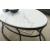 Impact Marble Oval Coffee Table Set