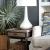 Austin Wood/Metal Rectangular 1-Drawer End Table