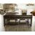 Hidden Treasures Rectangular Leatherette/Wood Cocktail Ottoman