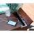 Rectangular Wood 3-Drawer Bowfront Chairside Table