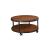 Baja Wood Vintage Round Coffee Table Set