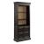 Hancock Wood Bookcase w/3 Open Shelves & 2 Doors