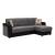Harmony Fabric/PU Convertible Living Set