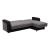 Harmony Fabric/PU Convertible Living Set
