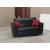 Harlem Bonded Leather Storage Loveseat