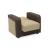 Harmony Fabric/PU Convertible Sectional Living Room Set