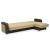 Harmony Fabric/PU Convertible Living Set