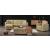 Harmony Fabric Convertible Sectional Living Room Set