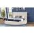 Hazel Fabric Upholstered Storage Bed with USB Ports & Bluetooth Speakers