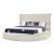 Hazel Fabric Upholstered Storage Queen Size Bed with USB Ports & Bluetooth Speakers
