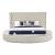 Hazel Fabric Upholstered Storage King Size Bed with USB Ports & Bluetooth Speakers