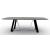 Sunshine W98.4-inch Ceramic/Metal Customizable Elliptical Dining Table