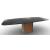 Yoroi W98.4-inch Ceramic/Metal/Wood Customizable Elliptical Dining Table