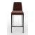 Carmen Fabric/Metal Customizable Counter Stool
