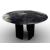 Twins W55.1-inch Ceramic/Metal Customizable Round Dining Table
