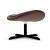 Lazy Metal/Leather Lounge Armchair