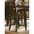 Crown Point Transitional Vinyl/Wood Counter Dining Chair
