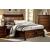 Cumberland Wood/Wood Veneer Sleigh Storage Platform Bedroom Set