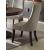 Dandelion Transitional Fabric/Wood Dining Chair