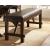 Roy Transitional Vinyl/Wood Dining Bench