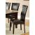 Hahn Transitional Vinyl/Wood Dining Chair
