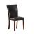 Belvedere Transitional Vinyl/Wood Dining Chair