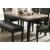 Cristo Marble/Wood Rectangle Dining Table