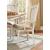 Hollyhock Country Fabric/Wood Dining Arm Chair