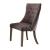 Anna Claire Transitional Fabric/Wood Wing Dining Chair