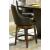 Bayshore Transitional Vinyl/Wood Counter Dining Chair