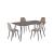 Heather Rectangular Melamine Dining Table