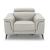 Hendrix Thick Top Grain Leather Match Recliner Armchair