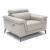 Hendrix Thick Top Grain Leather Match Recliner Armchair