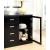 Luminar Wood LED Server w/2 Glass Doors & 4 Drawers