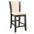 Manhattan III Leatherette Counter Stool with Wood Base, Set of 2