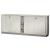 Roma Modern Wood 4-Door Buffet
