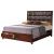 Ilana PU Tufted Platform Queen Size Bed