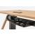 Viga Office Veneer Single Straight Desk, W70.8
