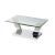 Houston Modern Glass Coffee Table