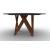 Cartesio Wood/Ceramic Round Dining Table
