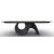 Seashell W98.4-inch Ceramic/Cement Customizable Elliptical Dining Table