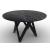 Cartesio W62.9-inch Ceramic/Metal/Wood Customizable Round Dining Table