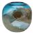 Mystic Blue Glass Vase