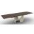 Twins Metal/Ceramic Rectangular Extendable Dining Table