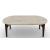Abrey W78.7-inch Ceramic/Wood Customizable Oval Dining Table