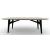 Abrey W98.4-inch Ceramic/Wood Customizable Oval Dining Table