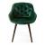 Igloo Soft Fabric/Wood Customizable Dining Armchair