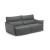 Stupore Fabric/Leather Sofa w/ 2 Electric Recliners